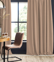 Verdunklungsvorhang beige braun Corin 